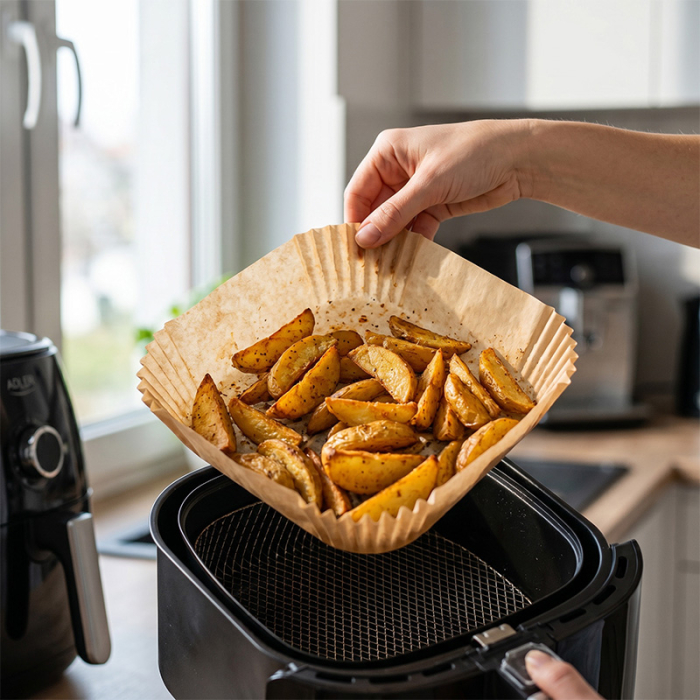 HARTIE PENTRU AIR FRYER PATRAT 16CM 100BUC ADLER [6]