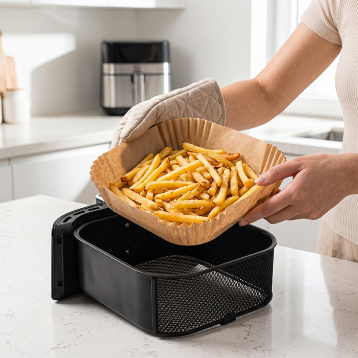 HARTIE PENTRU AIR FRYER PATRAT 16CM 100BUC ADLER [5]