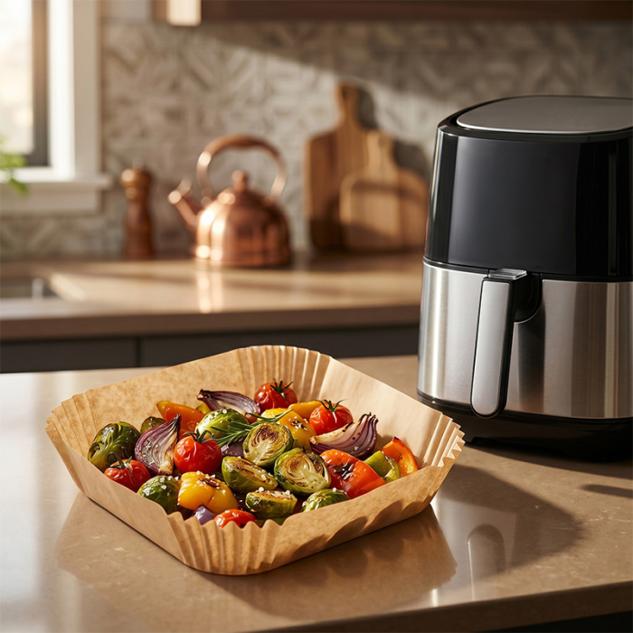 HARTIE PENTRU AIR FRYER PATRAT 20CM 100BUC ADLER [8]