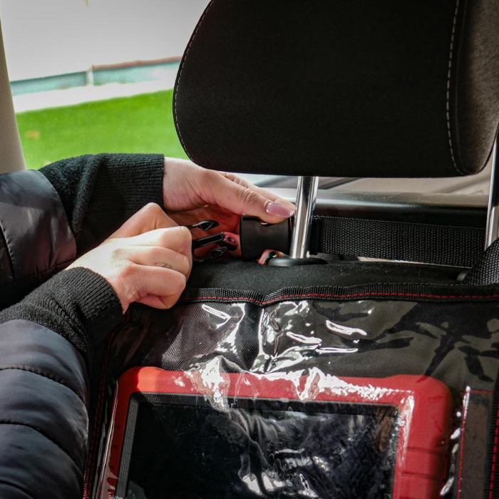 HUSA PROTECTIE PENTRU SCAUN AUTO COPII CU BUZUNAR TABLETA [5]