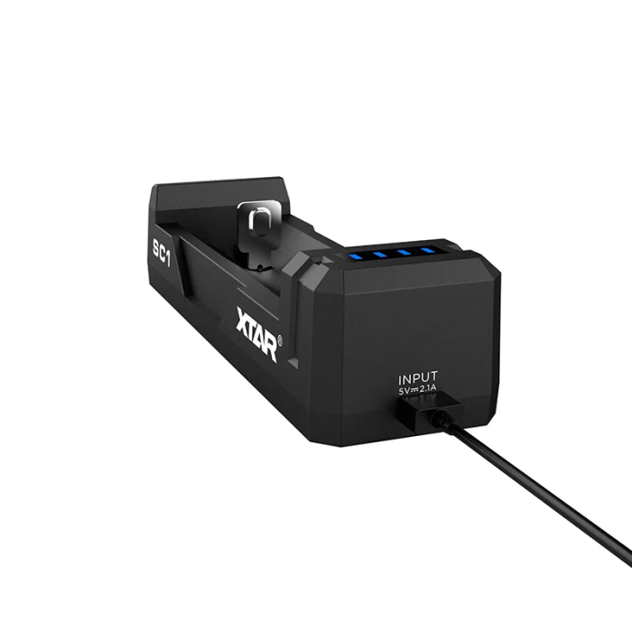INCARCATOR ACUMULATORI 3.7V USB-C SC1 XTAR [7]