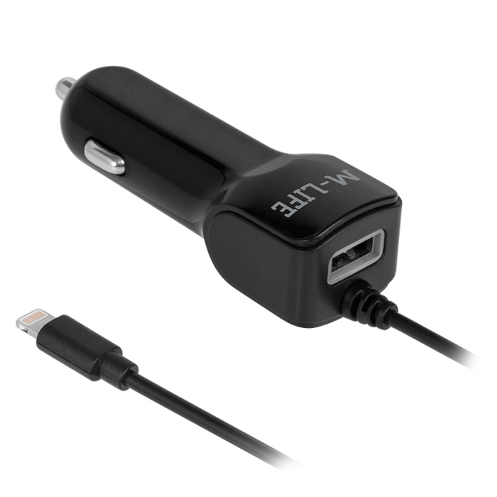 INCARCATOR AUTO LIGHTNING + USB 2100MA M-LIFE [2]