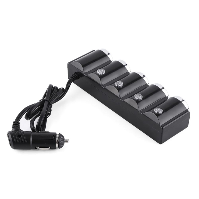 INCARCATOR AUTO PNI LIGHTER 04 CU 4 IESIRI BRICHETA 12V/24V SI 2 IESIRI USB (1A), INDICATOR LED [4]