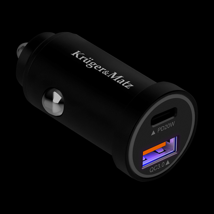 INCARCATOR AUTO USB-A / TYPE C QC PD 38W KRUGER&MATZ [7]