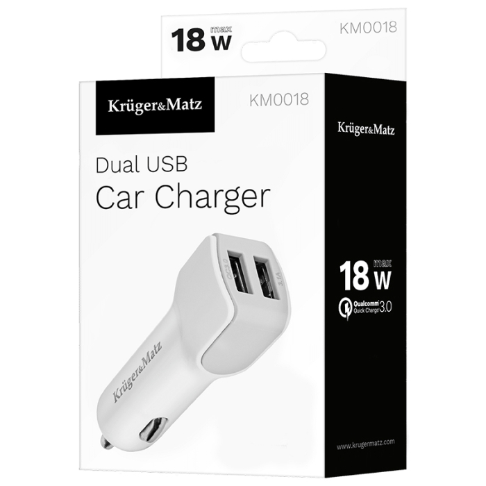 INCARCATOR AUTO USB DUAL 2.1A SI 1A K&M [5]