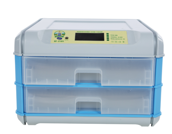 Incubator electric Micul Fermier capacitate 128 oua, 2 etaje, alimentare 220V/12V [2]