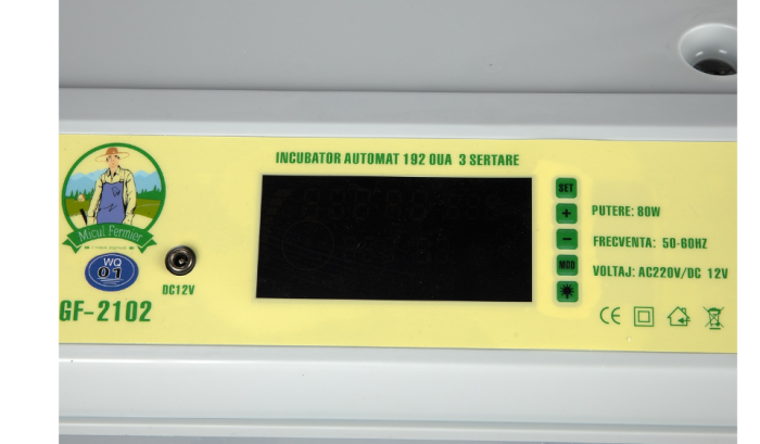 Incubator electric Micul Fermier capacitate 192 oua, 3 etaje [4]