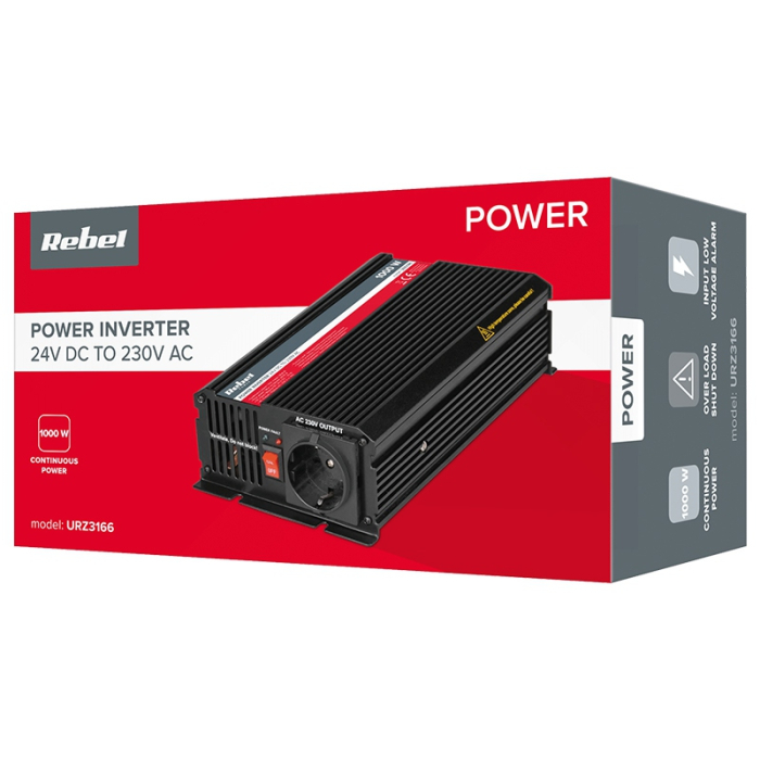 INVERTOR 24V 230V 1000W KEMOT [5]