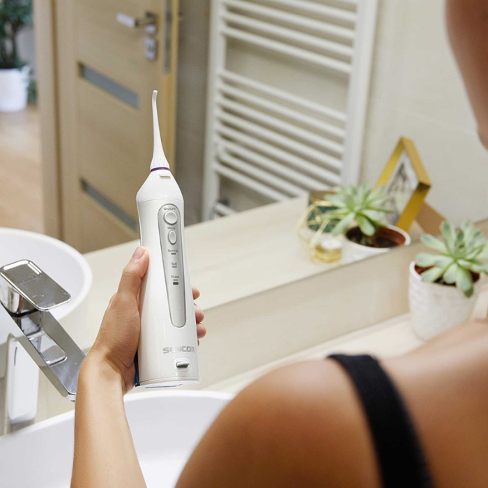 IRIGATOR BUCAL 5 CAPETE REZERVOR 150ML SENCOR [10]