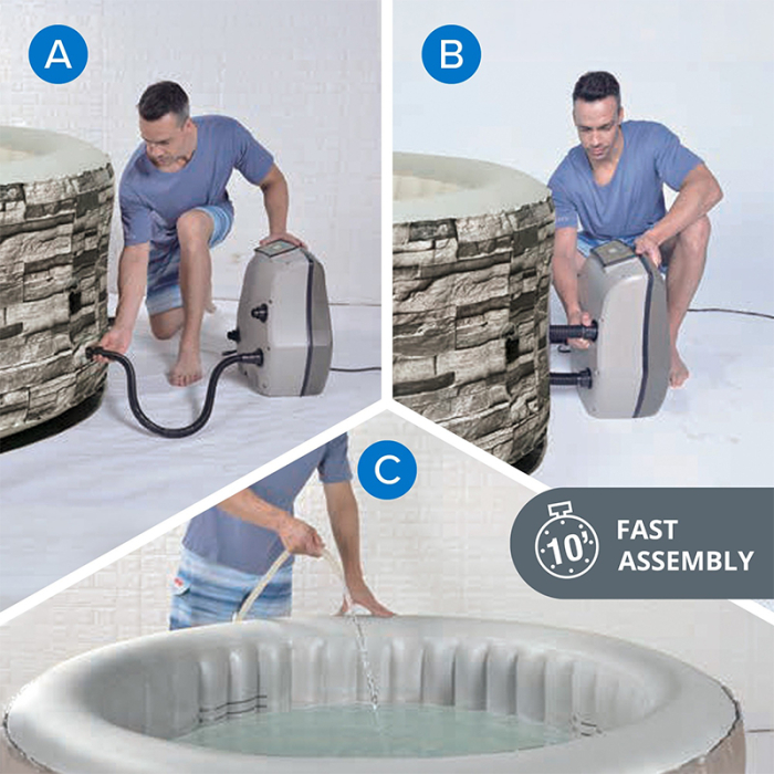 JACUZZI GONFLABIL PISCINA SPA 204X70 [8]