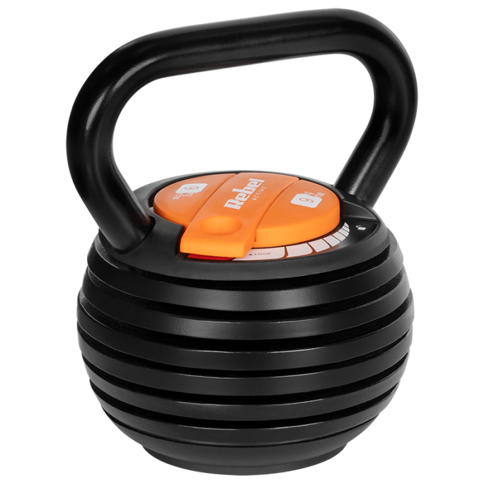 KETTLE BELL AJUSTABIL 6 TALERE 2.3-9KG REBEL ACTIVE [2]