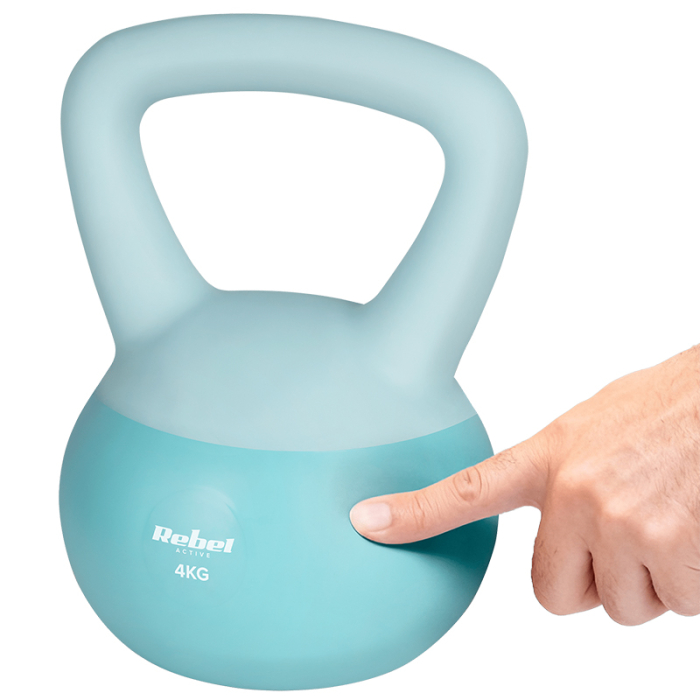 KETTLEBELL VINIL 4 KG REBEL ACTIVE [6]