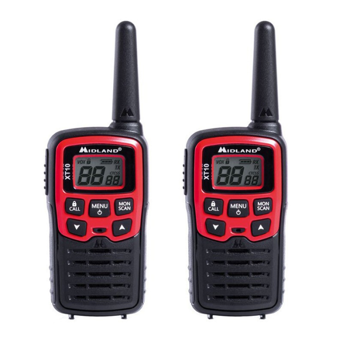 KIT 2 RADIO PMR XT10 WALKIE TALKIE MIDLAND [2]