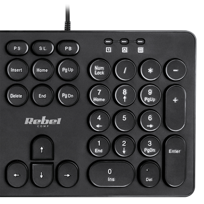 KIT TASTATURA SI MOUSE CU FIR WDS200 REBEL [7]