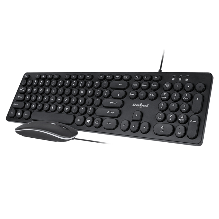 KIT TASTATURA SI MOUSE CU FIR WDS200 REBEL [4]