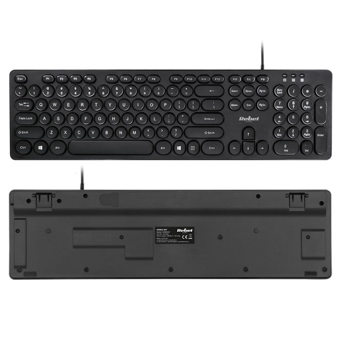 KIT TASTATURA SI MOUSE CU FIR WDS200 REBEL [5]