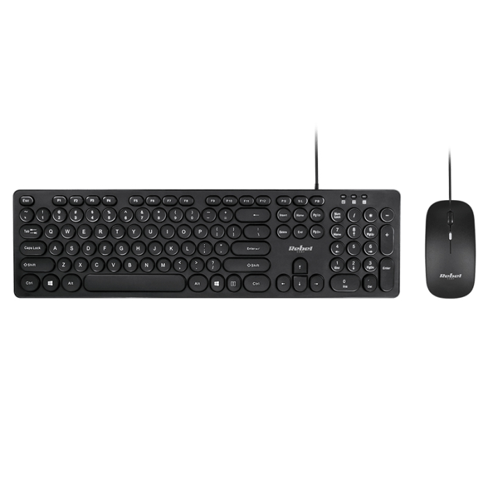 KIT TASTATURA SI MOUSE CU FIR WDS200 REBEL [2]