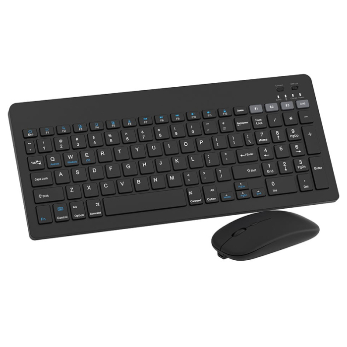 KIT TASTATURA SI MOUSE WIRELESS NEGRU OMEGA [3]