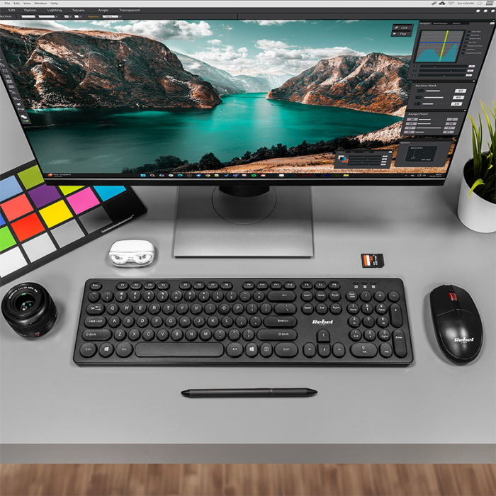 KIT TASTATURA SI MOUSE WIRELESS WS400 REBEL [10]