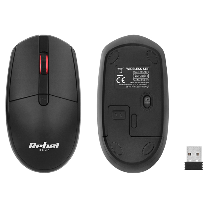 KIT TASTATURA SI MOUSE WIRELESS WS400 REBEL [8]