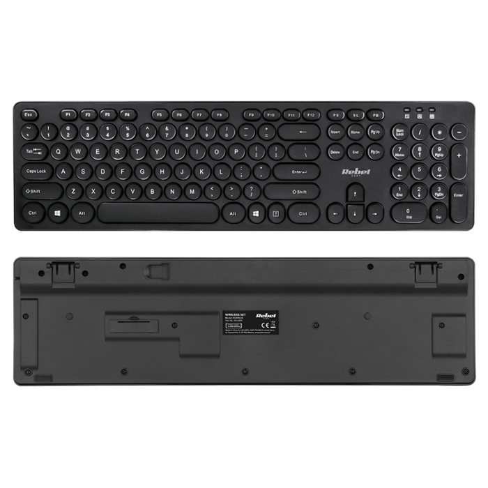 KIT TASTATURA SI MOUSE WIRELESS WS400 REBEL [4]