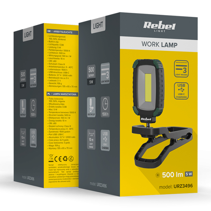 LAMPA ATELIER LED COB 5W REBEL [7]