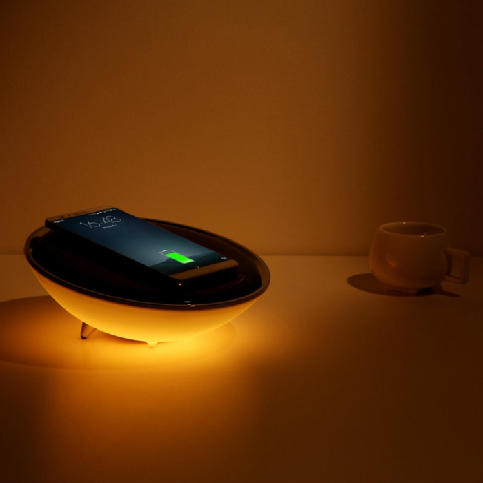 LAMPA LED 10W INCARCARE WIRELESS QI PLATINET [6]
