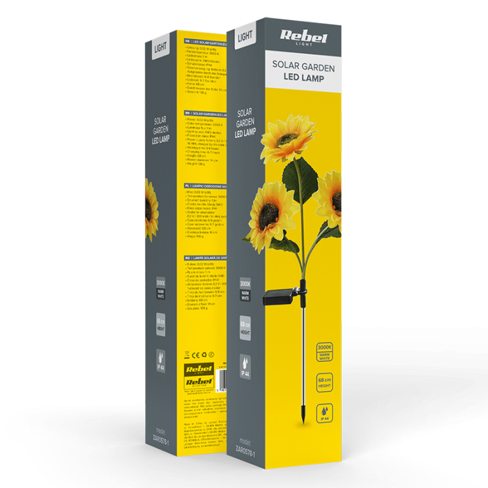 LAMPA SOLARA DECORATIVA FLOAREA SOARELUI REBEL [6]