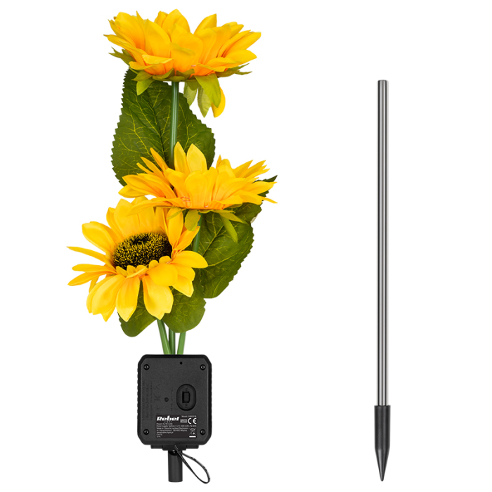 LAMPA SOLARA DECORATIVA FLOAREA SOARELUI REBEL [3]