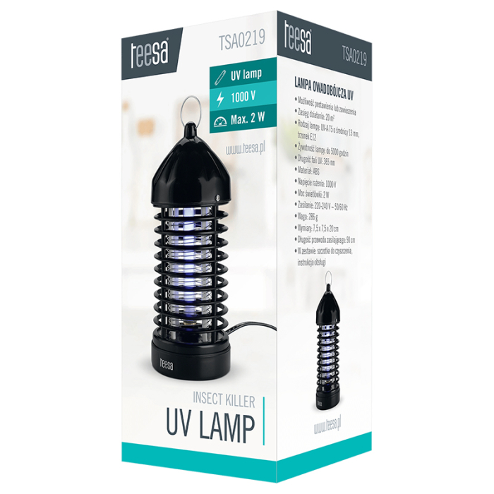 LAMPA UV-A ANTI INSECTE 2W TEESA [7]