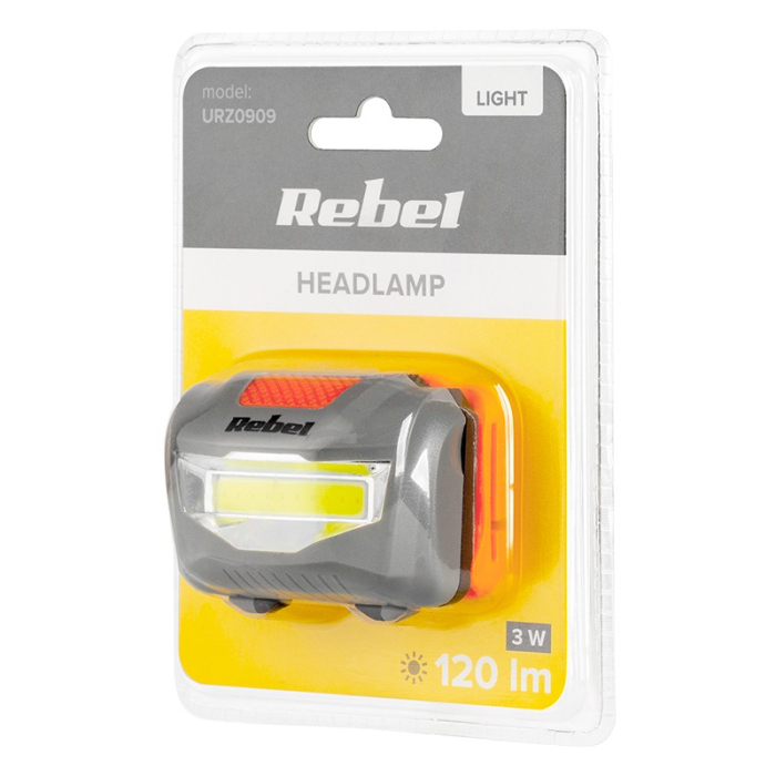 LANTERNA FRONTALA LED 3W COB 120LM REBEL [4]