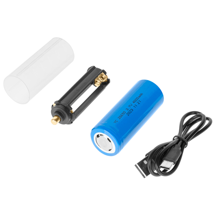 LANTERNA LED CREE XHP50 10W 1000LM IP65 26650 REBEL [9]