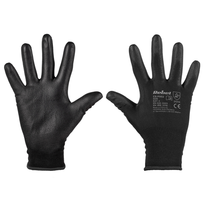 MANUSA LUCRU POLIURETAN MARIME 10 / XL SET 12 BUC REBEL [3]