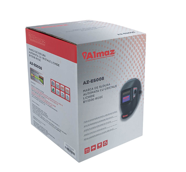 Masca de sudura Almaz, Automata, zona vizualizare 90x35mm, 2 senzori arc sudura, destinata sudura/polizare [4]