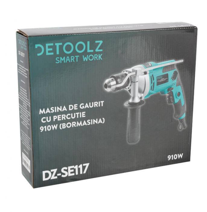 Masina de gaurit cu percutie 910W (bormasina) [3]