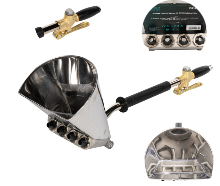 Masina de tencuit tavane Detoolz, pneumatica [2]