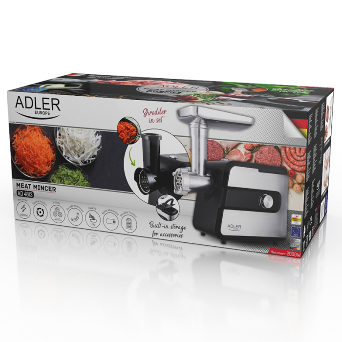 MASINA DE TOCAT CARNE SI RAZATOARE 2000W AD 4813 ADLER [3]