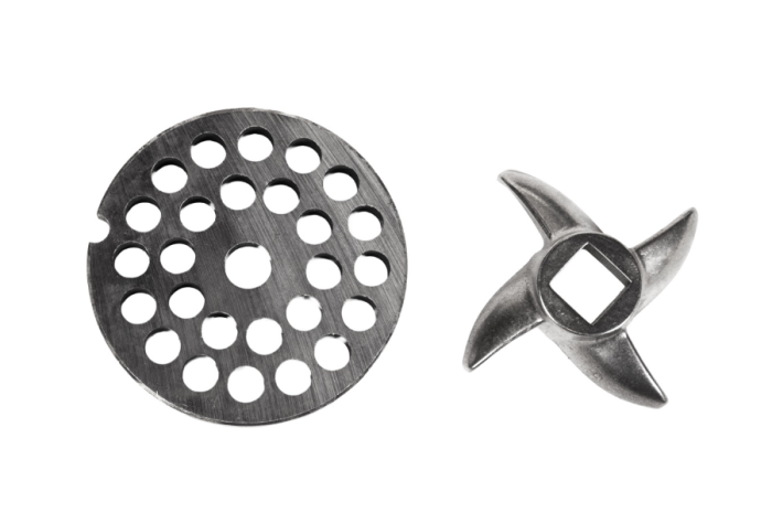 Masina tocat carne Detoolz, 800W, 150 kg/h Inox cu 2 site [5]