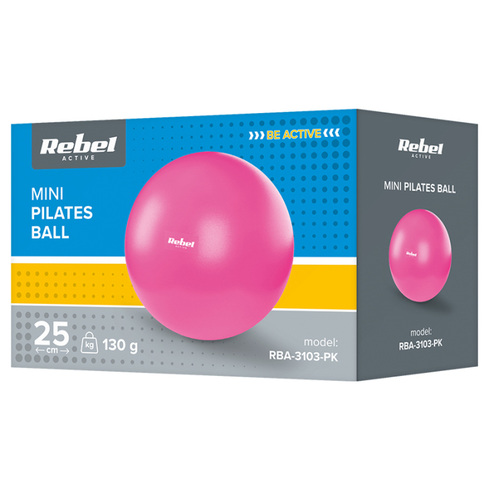 MINGE PILATES GIMNASTICA REABILITARE 25CM REBEL ACTIVE [5]