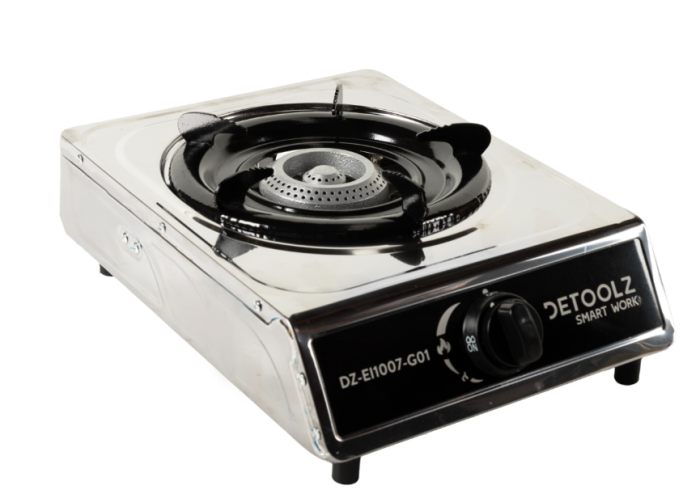 Mini aragaz portabil, Detoolz, 2.8kW, 1 ochi, Piezo [5]