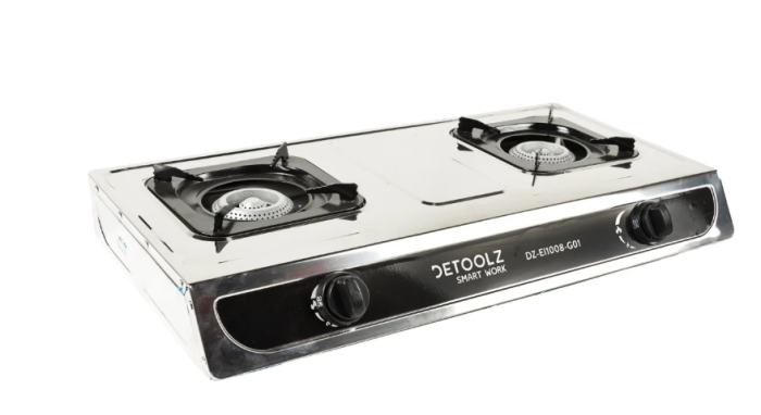 Mini aragaz portabil, Detoolz, 5.6kW, 2 ochiuri, Piezo [4]