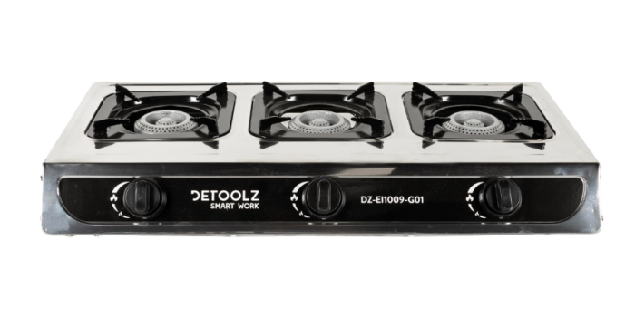 Mini aragaz portabil, Detoolz, 8.4kW, 3 ochiuri, Piezo [6]