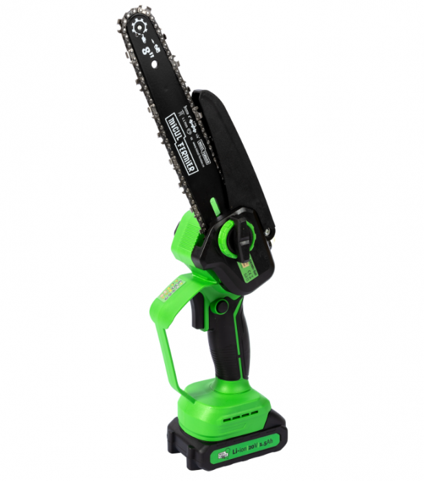 Mini drujbă Micul Fermier 20V cu două lame și lanțuri MF-DA1001 [9]