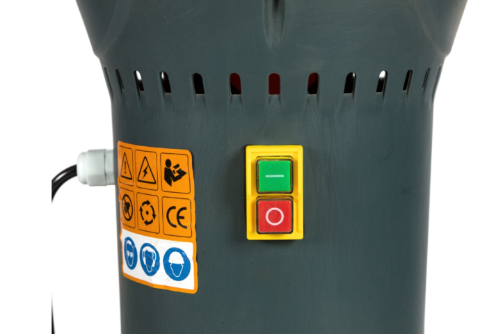 Moara electrica 1000W/19000 rpm cu galeata plastic 25L [2]