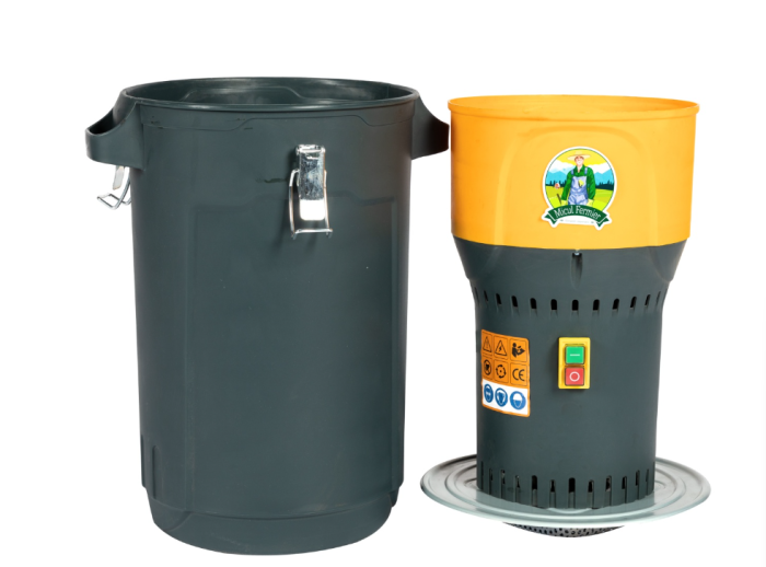 Moara electrica 1000W/19000 rpm cu galeata plastic 25L [4]