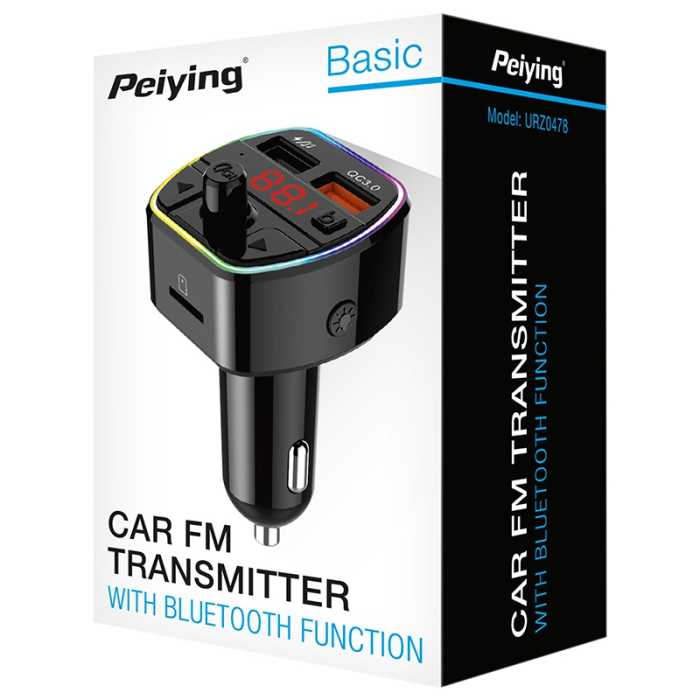 MODULATOR FM AUDIO BLUETOOTH QC 3.0 2X USB [5]