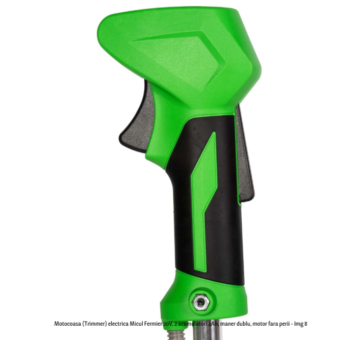 Motocoasa (Trimmer) electrica Micul Fermier 20V, 2 acumulatori 4Ah, maner dublu, motor fara perii [8]