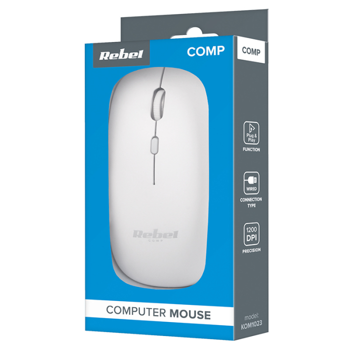 MOUSE CU FIR 1200 DPI WDM210 REBEL [6]