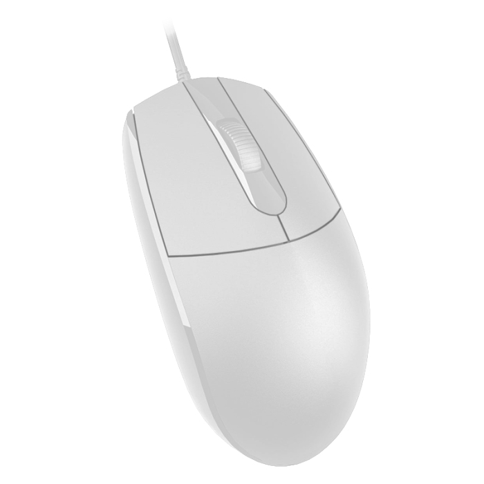 MOUSE USB 3D BASIC 1000 DPI ALB OMEGA [3]