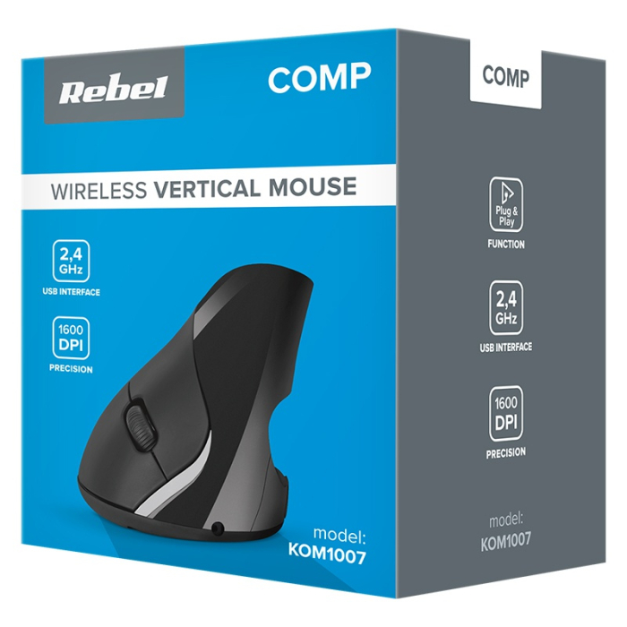 MOUSE VERTICAL WIRELESS WM500 REBEL [6]